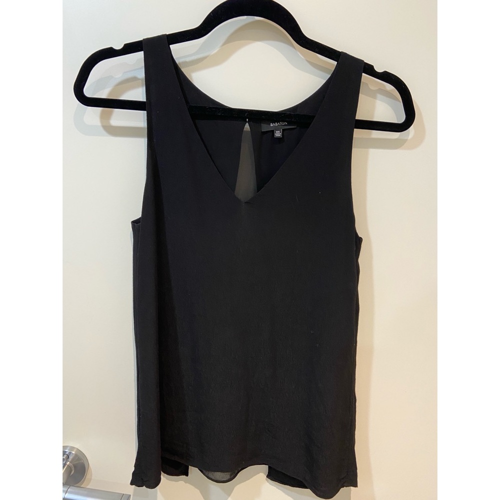 Babaton V Neck Sleeveless Blouse